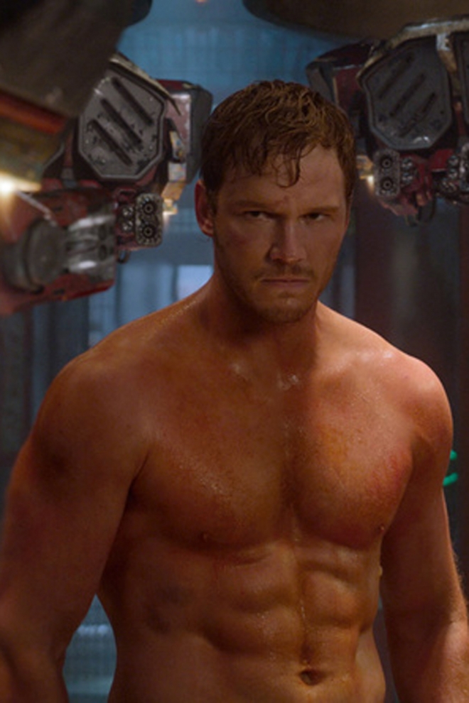 Desnudos de cine: Chris Pratt en Jurassic World