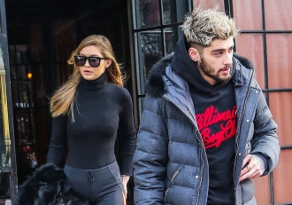 Gigi Hadid y Zayn Malik no ocultan su amor