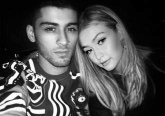El selfie de Gigi Hadid y Zayn Malik