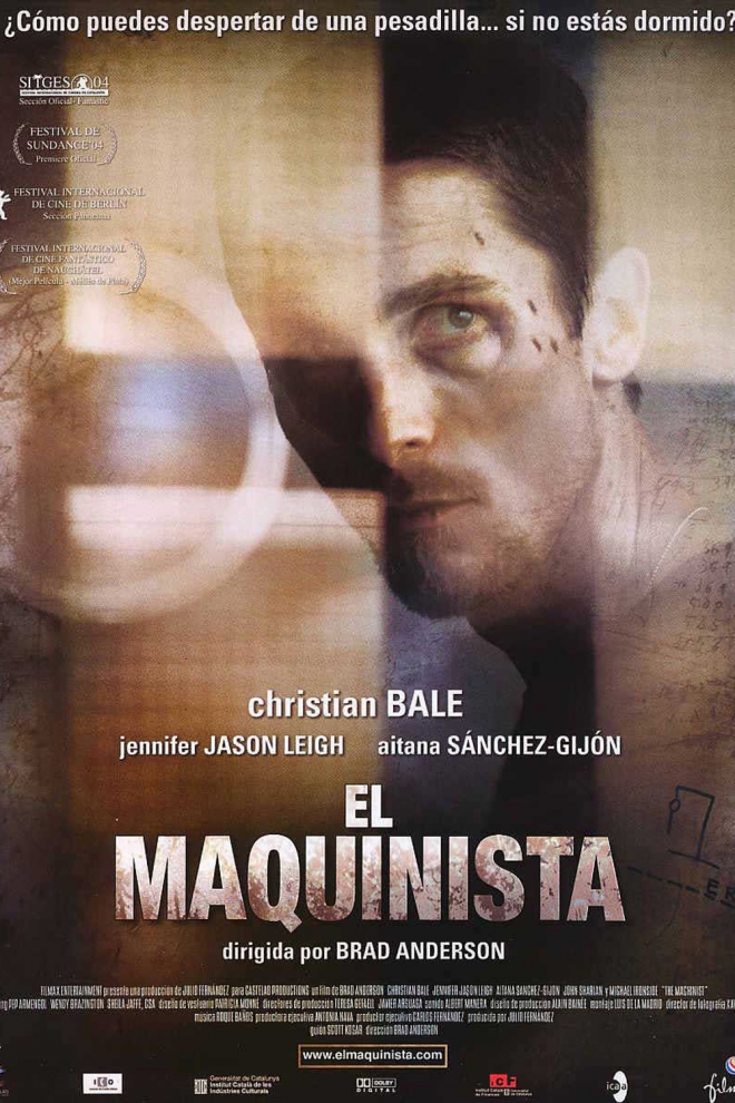 Películas Christian Bale: El maquinista