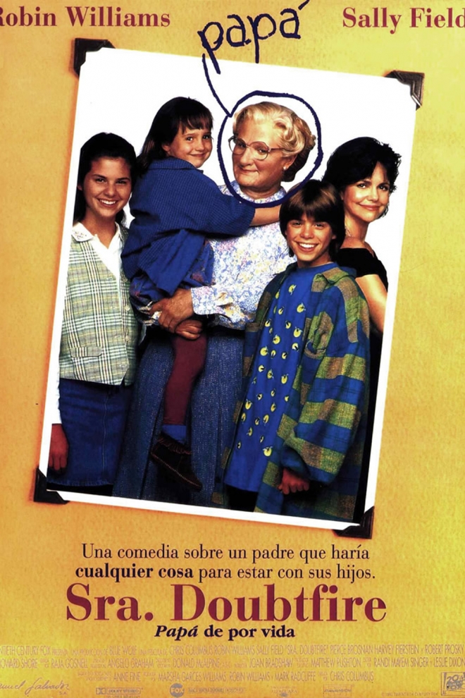 Películas cómicas: Mrs Doubtfire