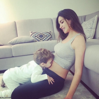 Sara Carbonero anunciando su segundo embarazo con Martín