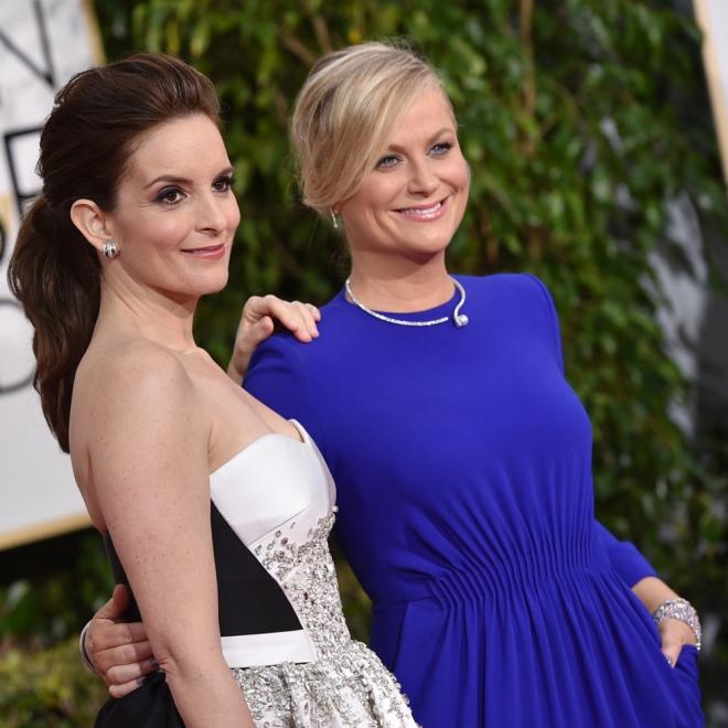 Tina Fey y Amy Poehler, radiantes y estupendas Tina Fey y Amy Poehler, radiantes y estupendas