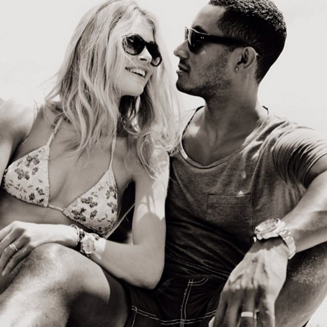 Doutzen Kroes y Sunnery James, enamoradísimos Doutzen Kroes y Sunnery James, enamoradísimos