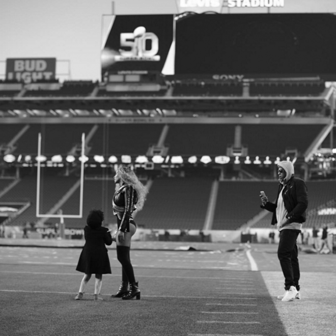 Super Bowl 2016: Beyoncé, Jay Z y Blue Ivy en Instagram