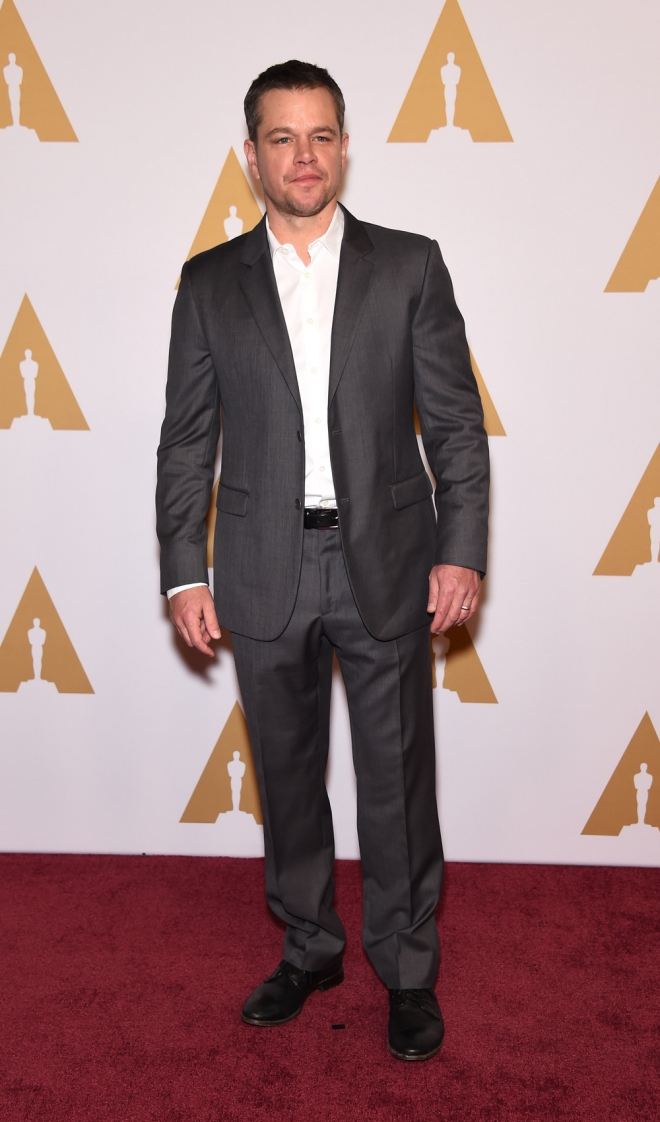 Oscars 2016: Matt Damon, muy guapo Oscars 2016: Matt Damon, muy guapo