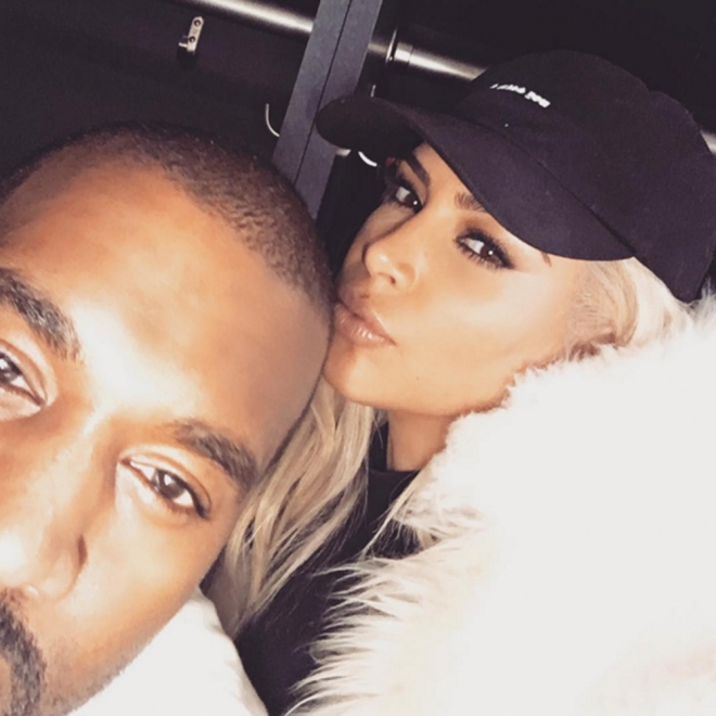 San Valentín en Instagram: Kim Kardashian y Kanye West