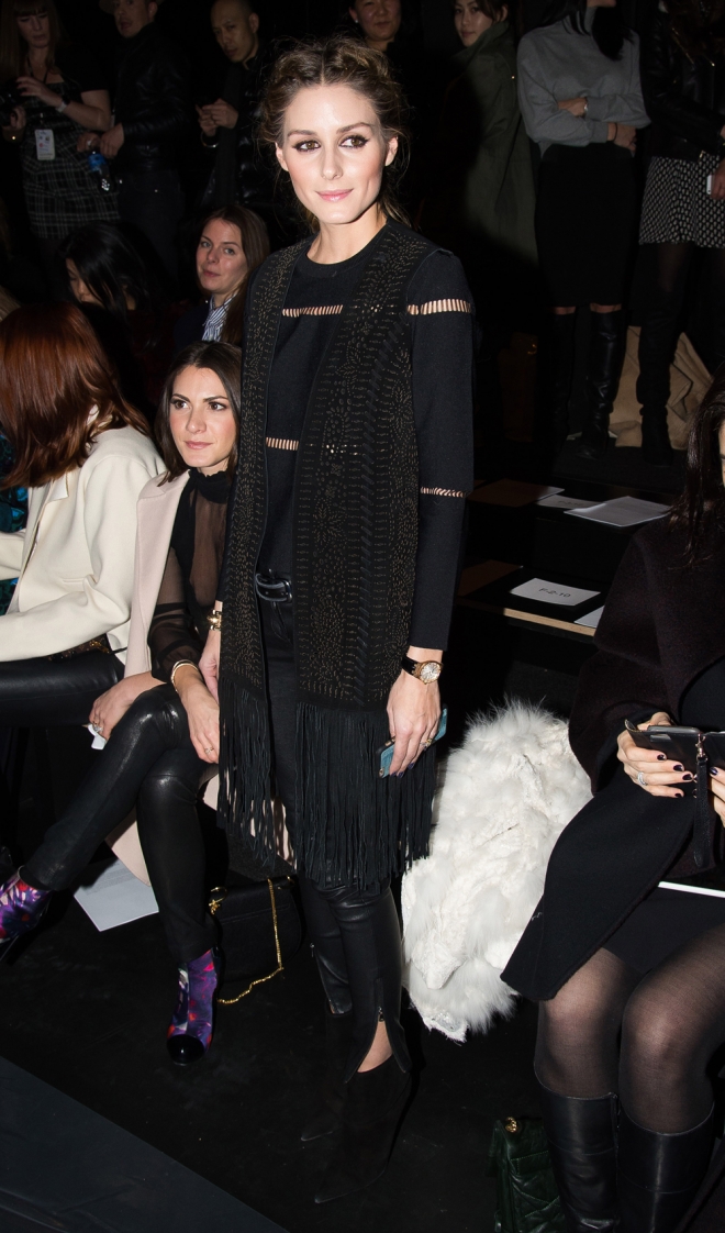 Semana de la Moda de Nueva York 2016: Olivia Palermo, total black