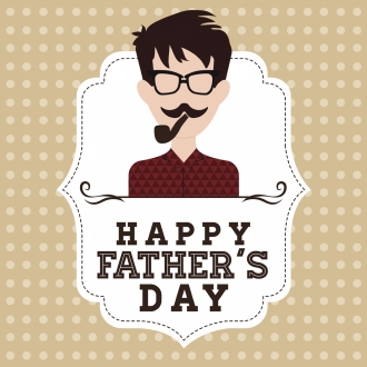Tarjetas para el Día del Padre: una felicitación muy hipster