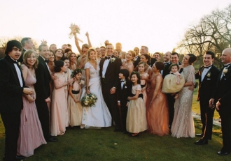 Taylor Swift, dama de honor en la boda de una amiga