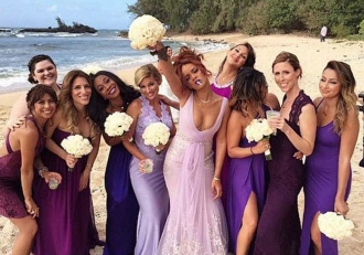 Rihanna, la anti dama de honor en la boda de su asistente