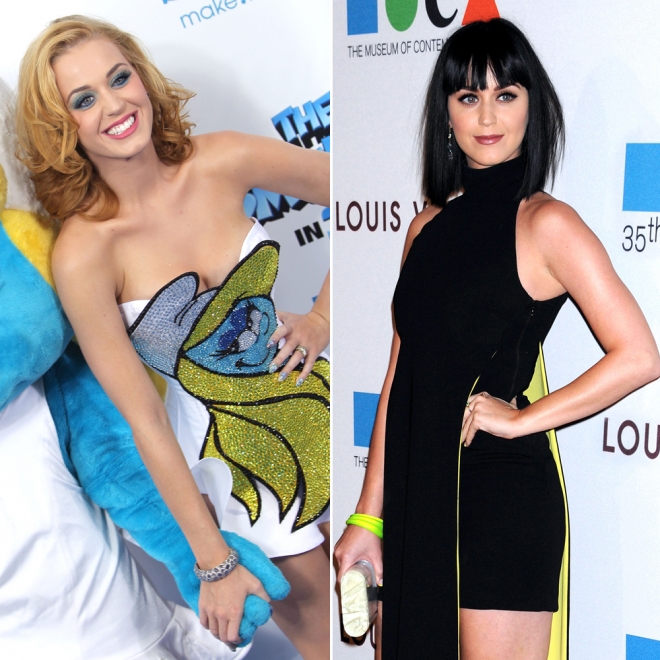 Cambios de look famosas: Katy Perry, mil y un look