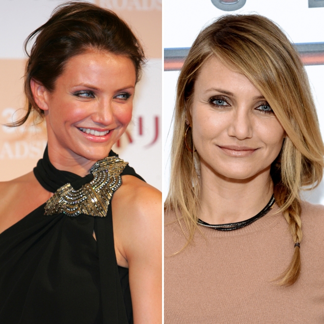 Cambios de look famosas: Cameron Diaz, siempre rubia
