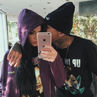 Kylie Jenner y Tyga presumen de su amor en Instagram