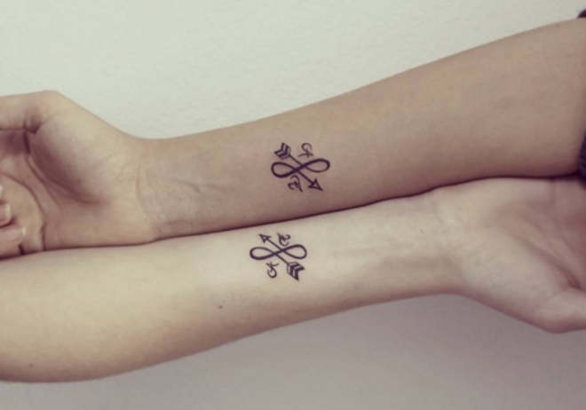 Tatuajes para hermanas: el amor infinito