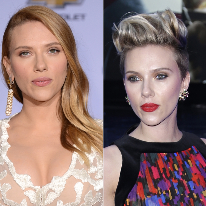 Cortes de pelo famosas: Scarlett Johansson, muy guapa