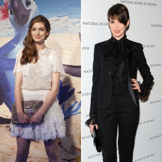 Cortes de pelo famosas: Anne Hathaway, mejor con bob