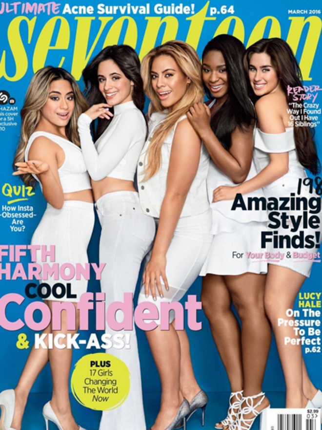 Fifth Harmony, orgullosa portada de Seventeen
