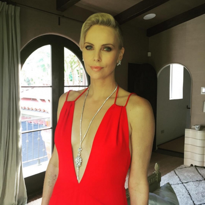 Charlize theron outlet oscars 2016