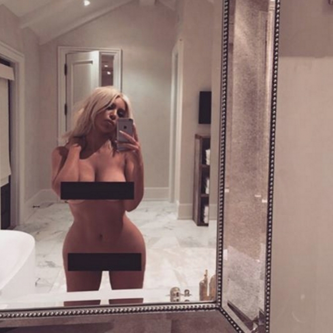 Fotos de famosas desnudas: Kim Kardashian, sin ropa