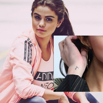 Tatuajes en la muñeca: la nota musical de Selena Gomez