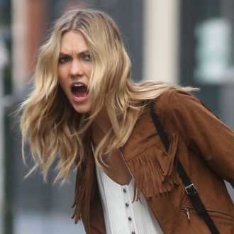 Karlie Kloss, divertida hasta enfadada