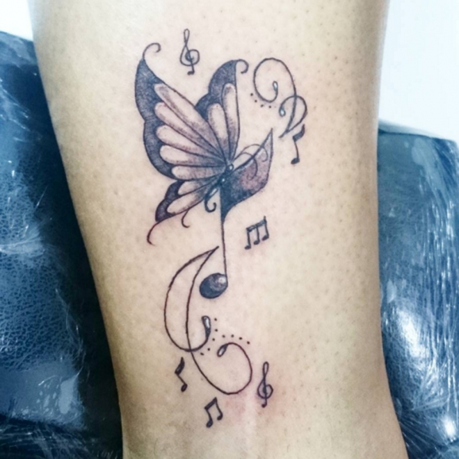 notas musicales para tatuajes
