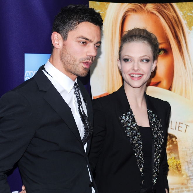Parejas que se conocieron en rodajes: Amanda Seyfried y Dominic Cooper