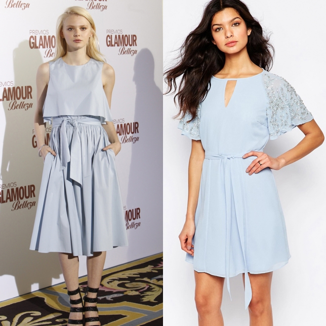 Vestidos para una comunión: azul cielo como Katty Trost