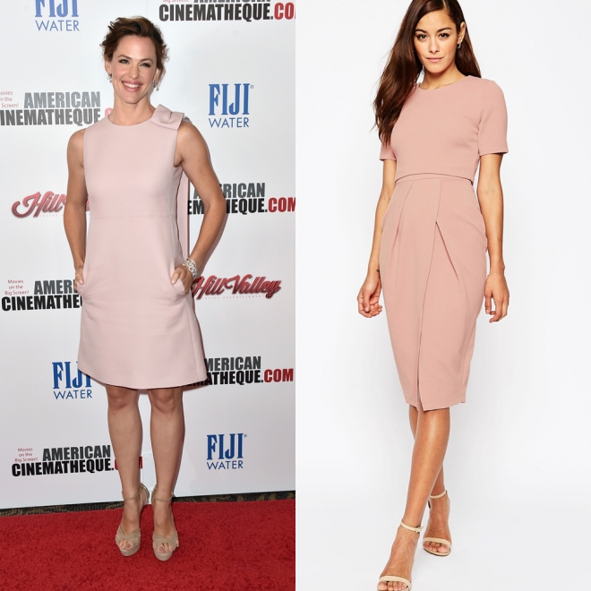 Vestidos para una comunión: Jennifer Garner y su vestido rosa