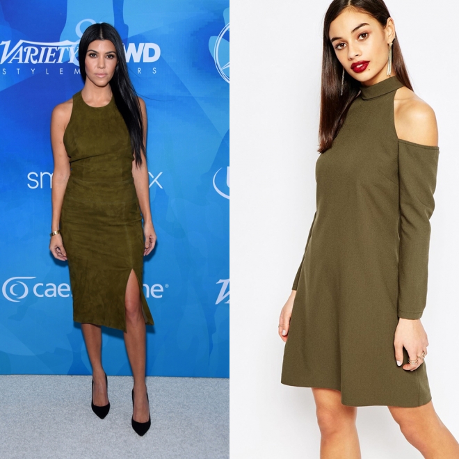 Vestidos de comunión: la opción verde de Kourtney Kardashian
