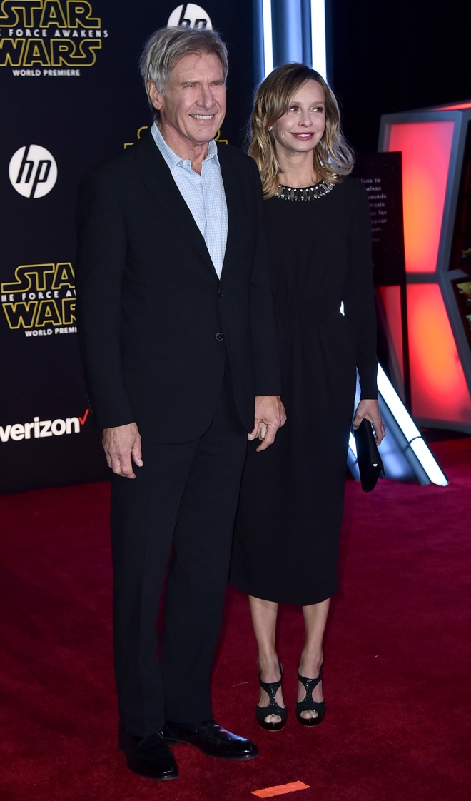 Parejas famosas con mucha diferencia de edad: Harrison Ford y Calista Flockhart