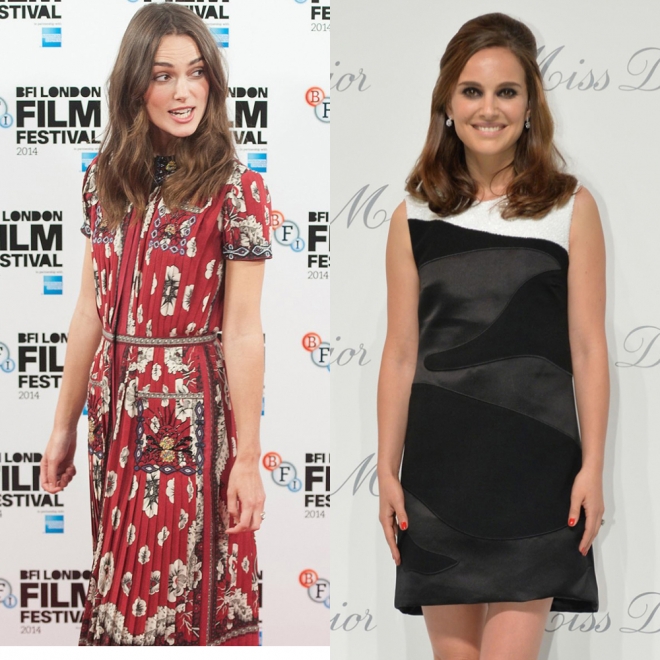 Famosos que se parecen: Natalie Portman y Keira Knightley