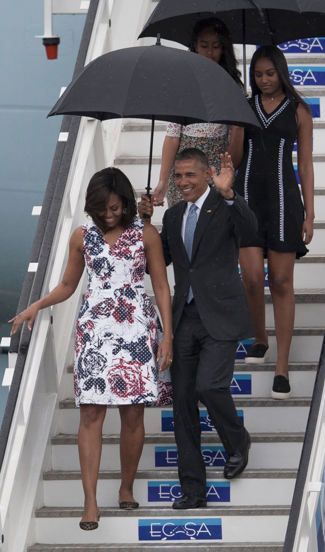 Michelle Obama, un perfecto look para Cuba