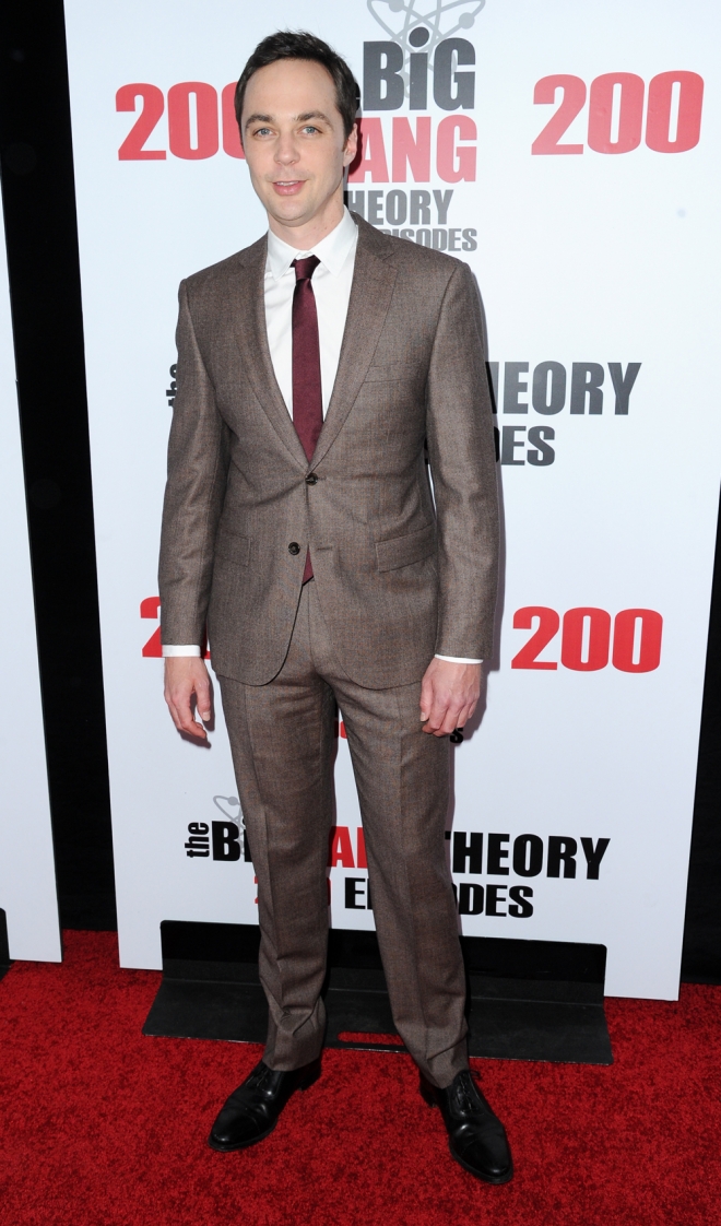 Jim Parsons, en un evento de The Big Bang Theory