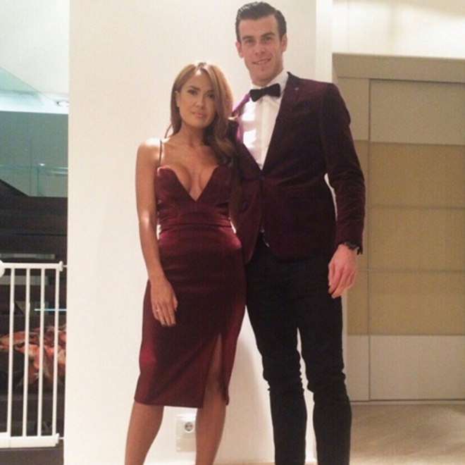 Famosos papás en 2016: Gareth Bale y Emma Rhys Jones
