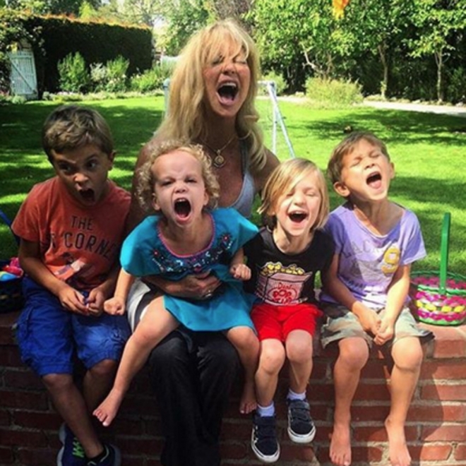 Pascua en Instagram: Kate Hudson inmortaliza a Goldie Hawn