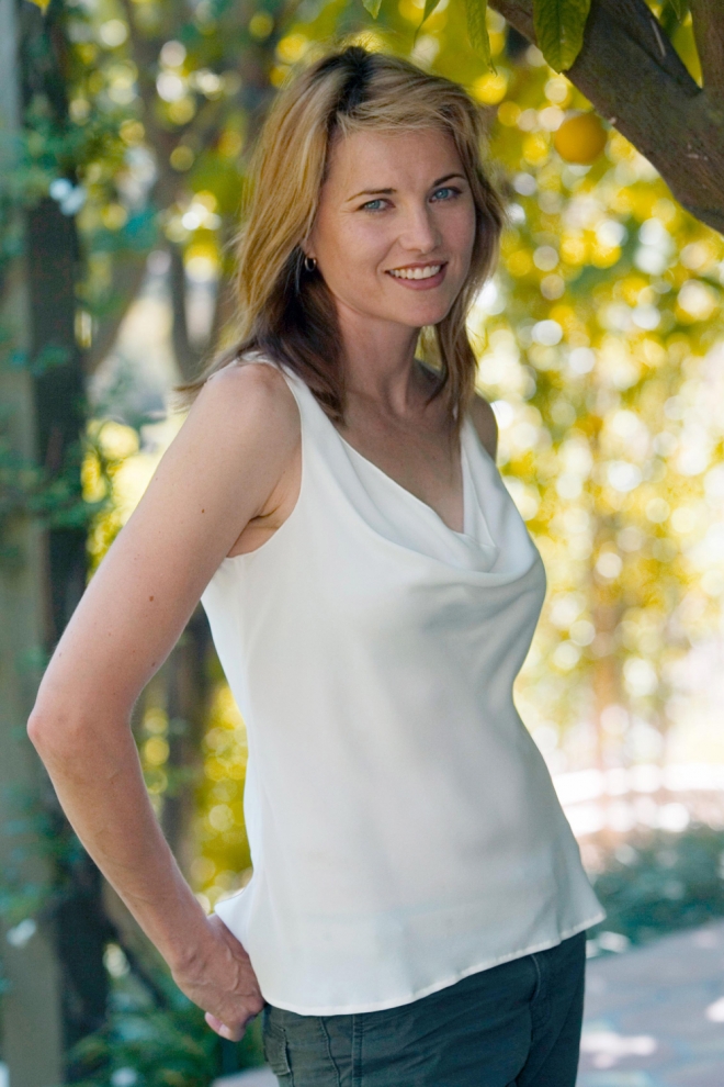 Lucy Lawless, de rubia