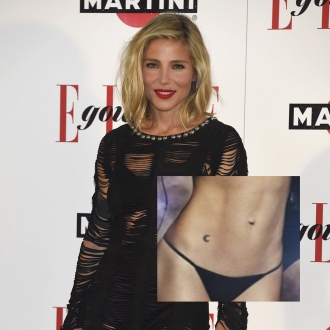 Tatuajes en la cadera: la luna de Elsa Pataky