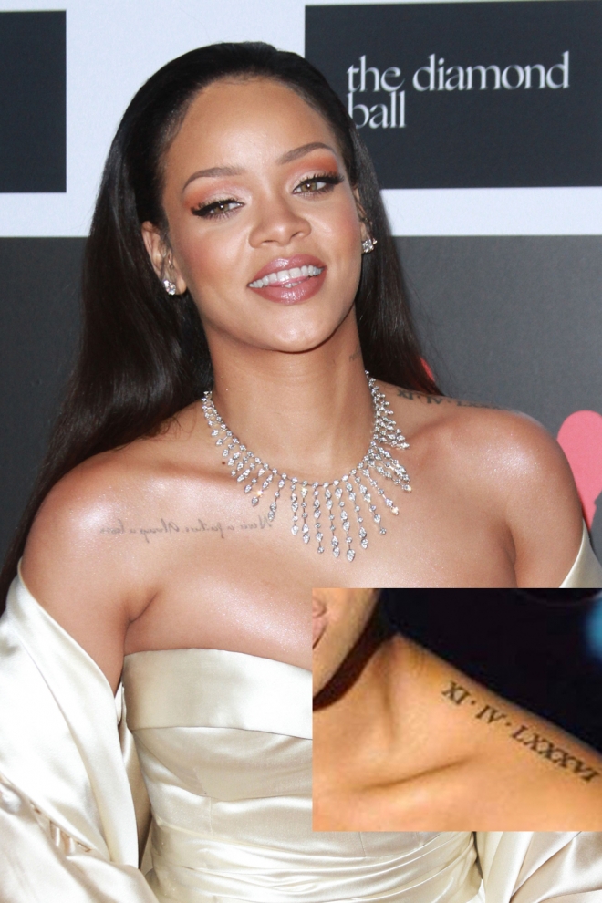 Tatuajes en el hombro: El 'best friend tattoo's ' de Rihanna
