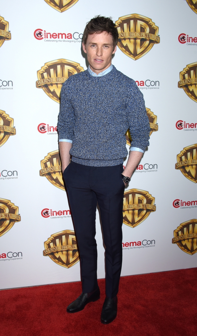 Cinemacon 2016: Eddie Redmayne, look casual