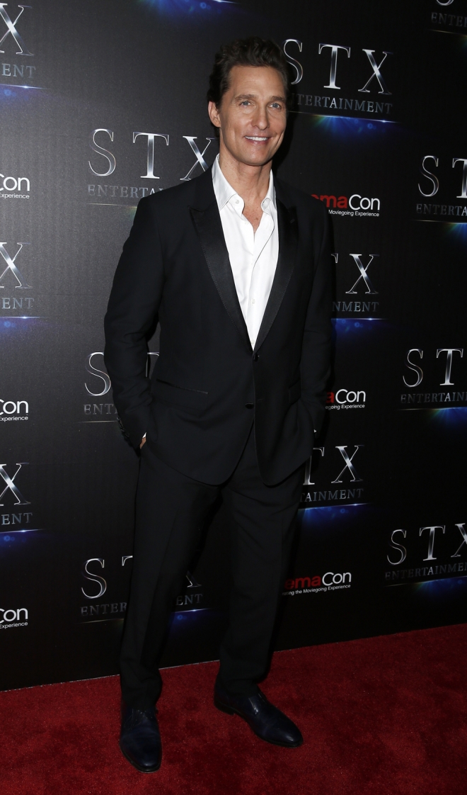 Cinemacon 2016: Matthew McConaughey, muy guapo