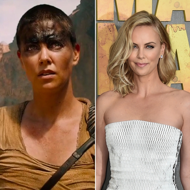 Famosas rapadas: Charlize Theron