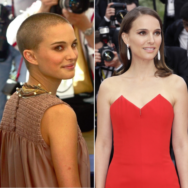 Famosas rapadas: Natalie Portman
