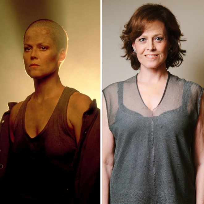 Famosas rapadas: Sigourney Weaver