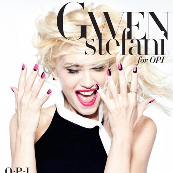 Famosas con línea de maquillaje: Gwen Stefani para OPI