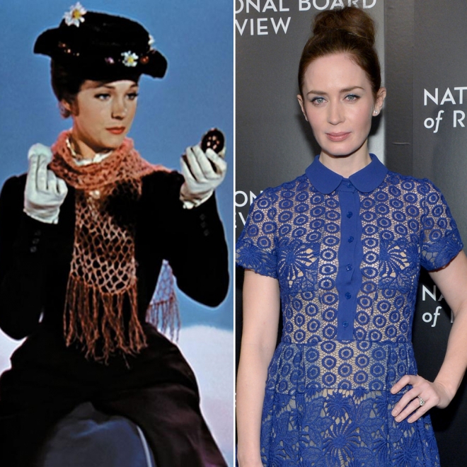 Personajes Disney: Emily Blunt es Mary Poppins