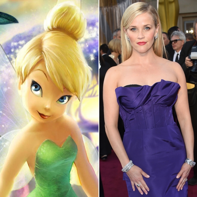 Personajes Disney: Reese Whiterspoon es Campanilla