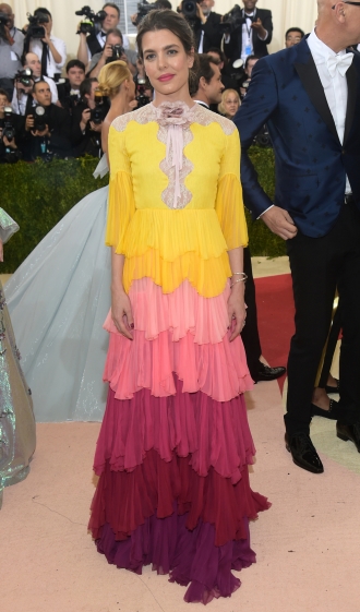 MET Gala 2016: el colorido vestido de Carlota Casiraghi