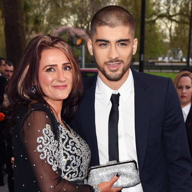 Zayn Malik, inseparable de su madre